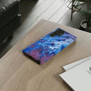 Ice Blue River Ink Art Android Case (Protective) Phone Case