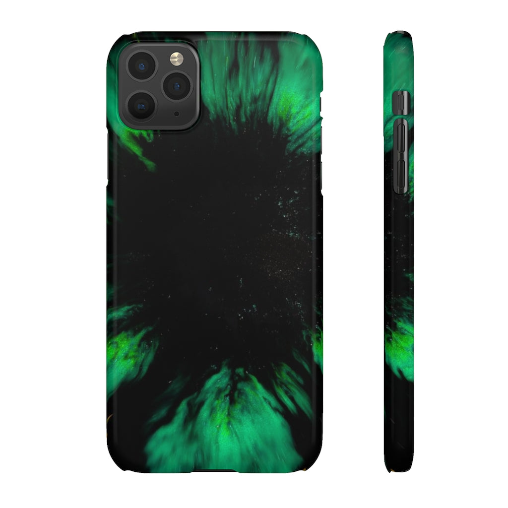 Northen Star Gaze Ink Art iPhone Case (Slim) iPhone 11 Pro Max Glossy Phone Case