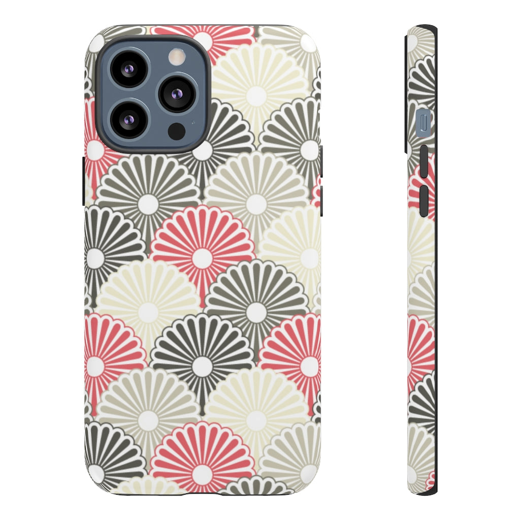 Japanese Flower Pattern iPhone Case (Protective) iPhone 13 Pro Max Matte Phone Case