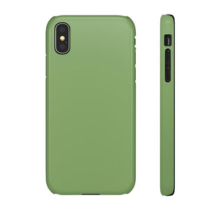 Asparagus Green iPhone Case (Slim) iPhone X Glossy Phone Case