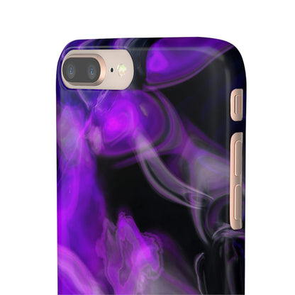 Purple Marble iPhone Case (Slim) Phone Case