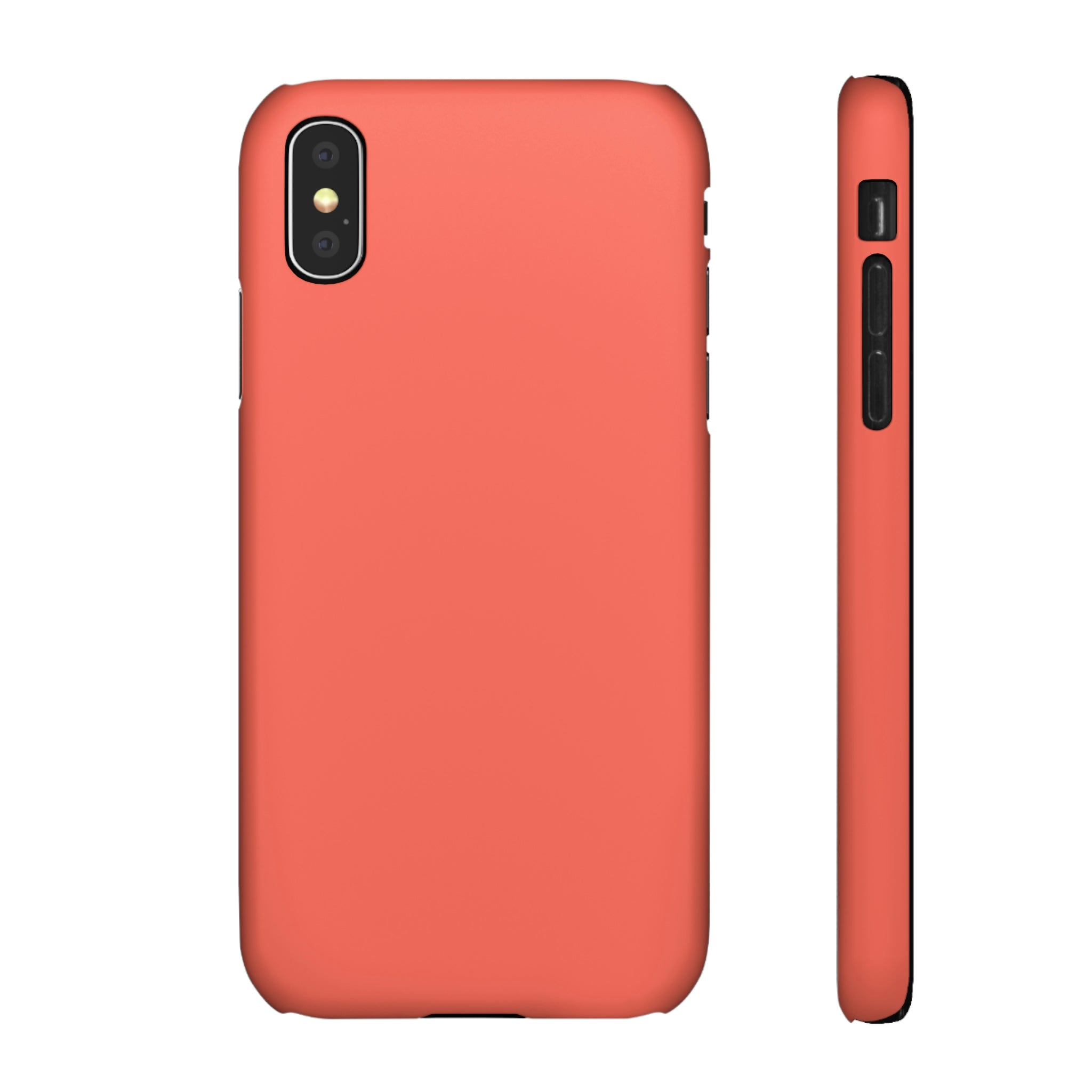 Bittersweet Orange iPhone Case (Slim) iPhone X Matte Phone Case