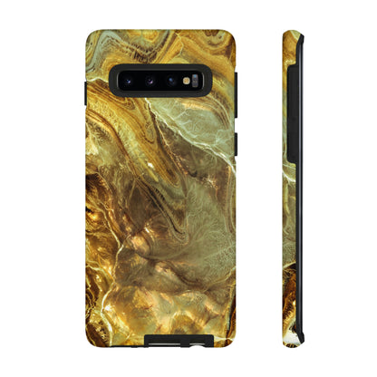 Nacre Marble Android Case (Protective) Samsung Galaxy S10 Glossy Phone Case