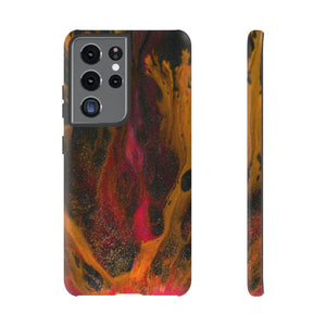 Bon Fire Ink Art Android Case (Protective) Samsung Galaxy S21 Ultra Matte Phone Case