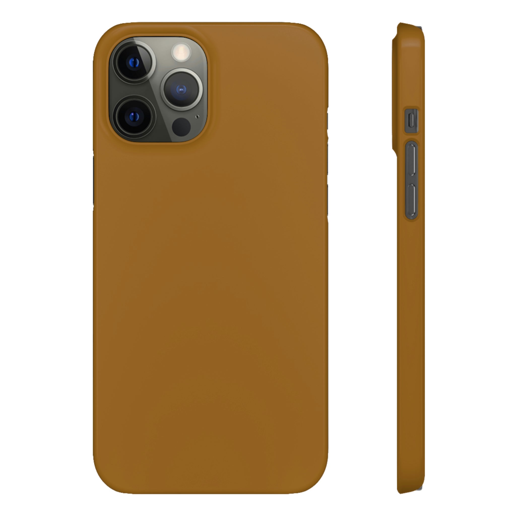 Golden Brown iPhone Case (Slim) iPhone 12 Pro Max Glossy Phone Case