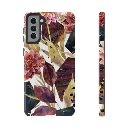 Autumn Floral Android Case (Protective) Samsung Galaxy S21 Plus Glossy Phone Case