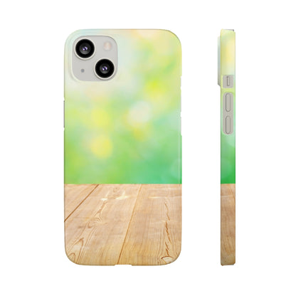 Summer Background With Wooden Pier Samsung/iPhone (Slim) Phone Case