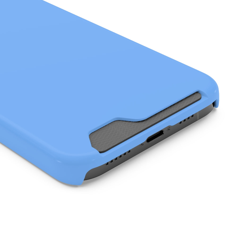 French Sky Blue iPhone Case (Card) Phone Case