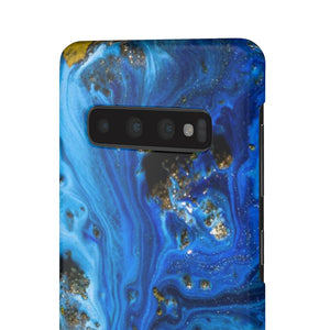 Blue Ice Melt Ink Art Android Case (Slim) Phone Case