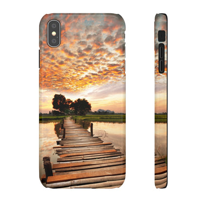 Sunset on the Tropical River Samsung/iPhone (Slim) Phone Case