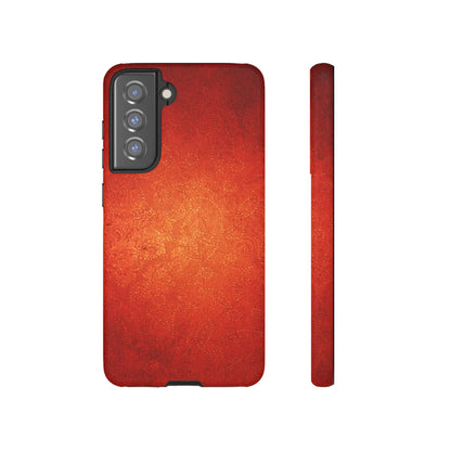 Red Grunge Android Case (Protective) Samsung Galaxy S21 FE Matte Phone Case