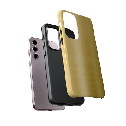 Gold Metal Android Case (Protective) Phone Case