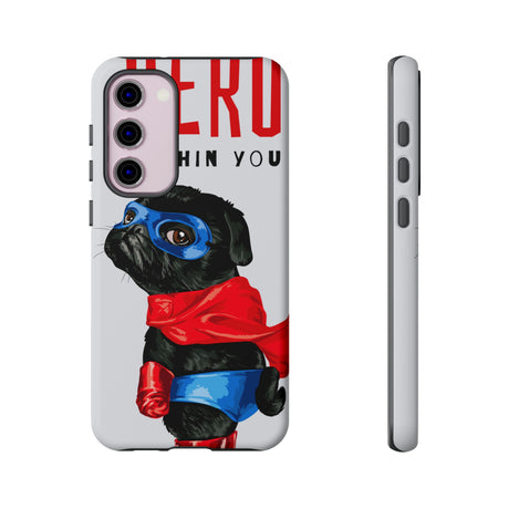 Hero Pug Android Case (Protective) Samsung Galaxy S23 Plus Matte Phone Case