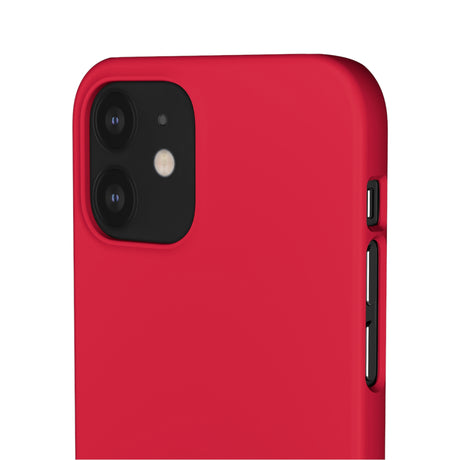 Crimson Red iPhone Case (Slim) Phone Case