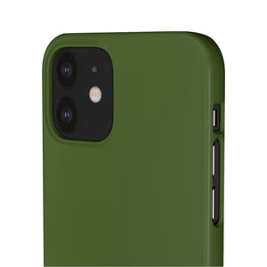 Dark Moss Green iPhone Case (Slim) Phone Case