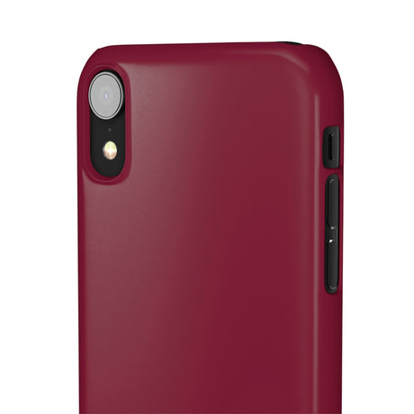 Claret Red iPhone Case (Slim) Phone Case