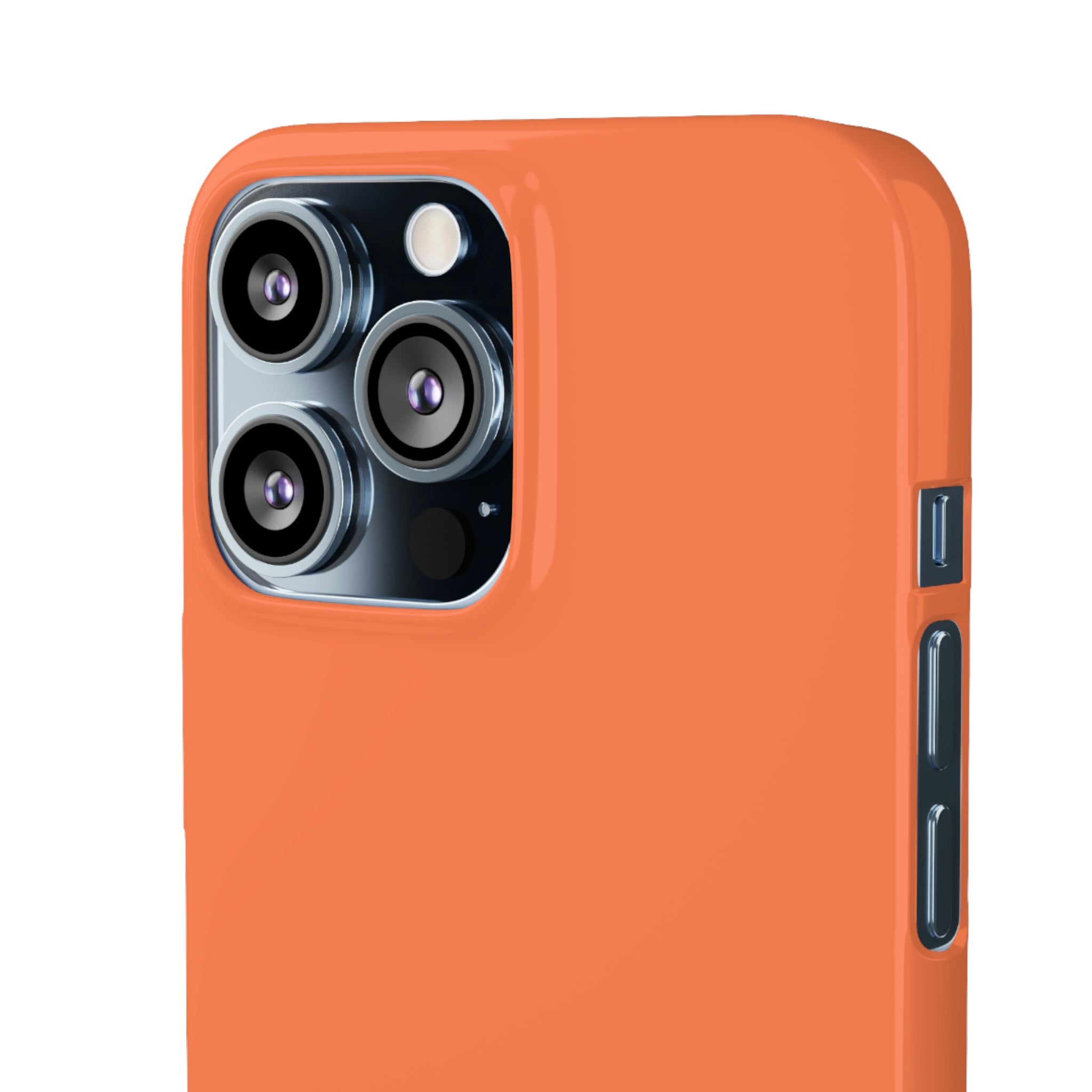 Coral Orange iPhone Case (Slim) Phone Case