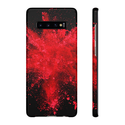 Red Explosion Samsung Case (Slim) Samsung Galaxy S10 Plus Glossy Phone Case