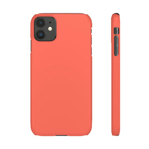 Bittersweet Orange iPhone Case (Slim) iPhone 11 Glossy Phone Case