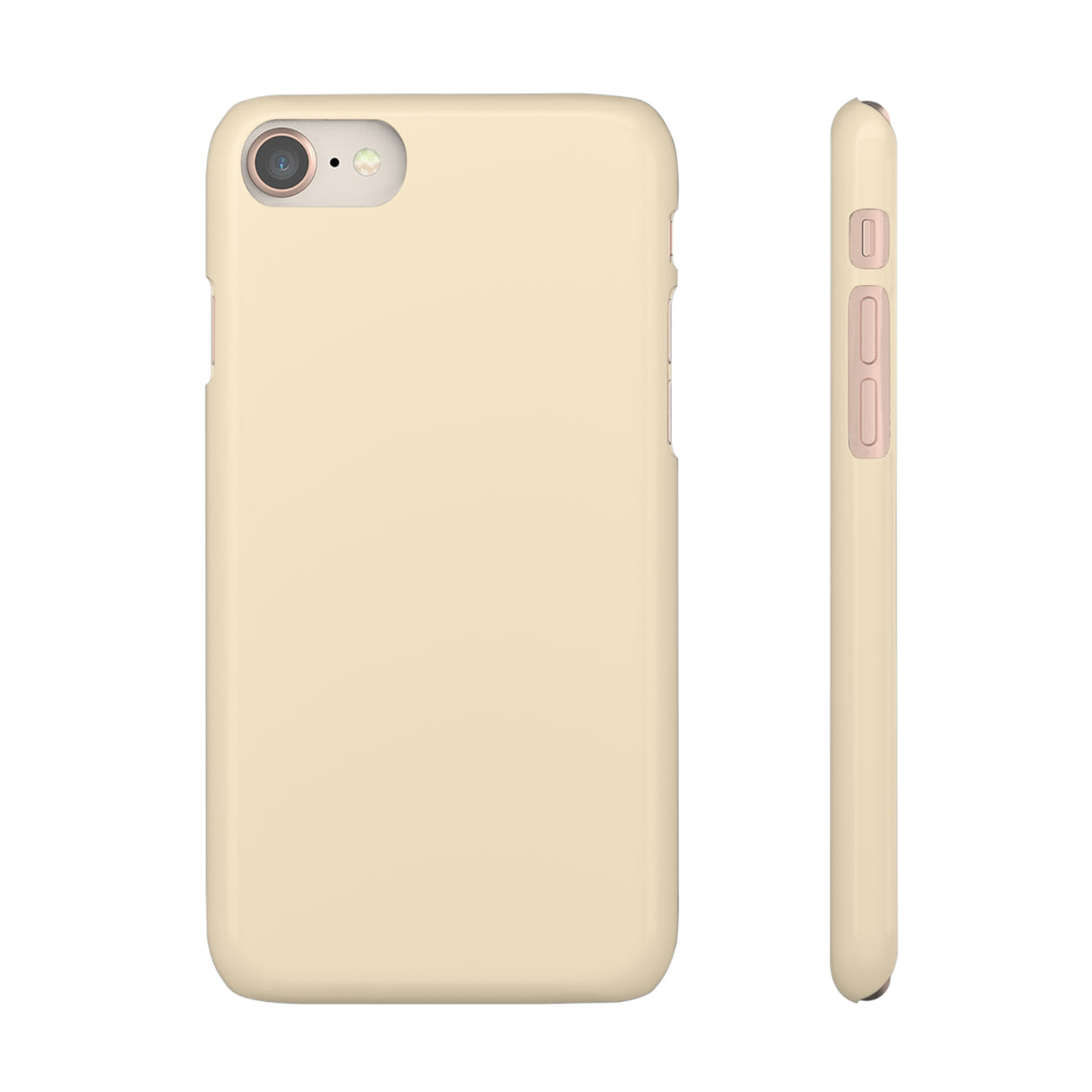 Blanched Almond iPhone Case (Slim) iPhone 8 Glossy Phone Case