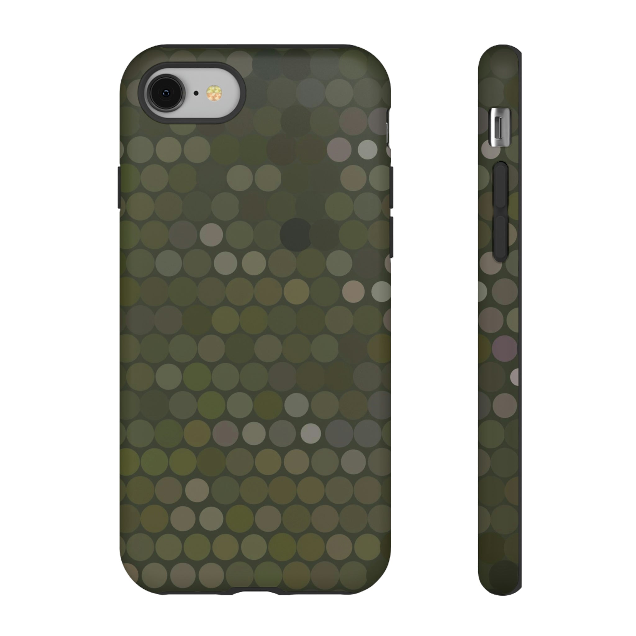 Military Dot Camo Phone case iPhone 8 Matte Phone Case