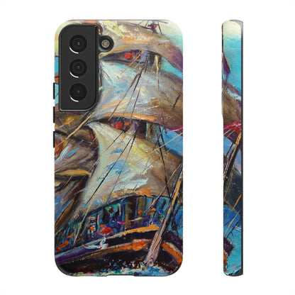 Sailboat Painting Android Case (Protective) Samsung Galaxy S22 Matte Phone Case