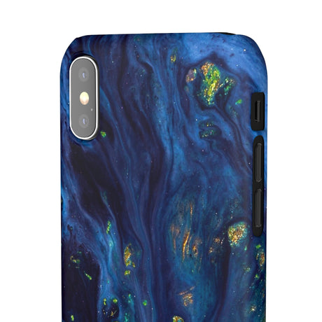 Green Opal Ink Art iPhone Case (Slim) Phone Case