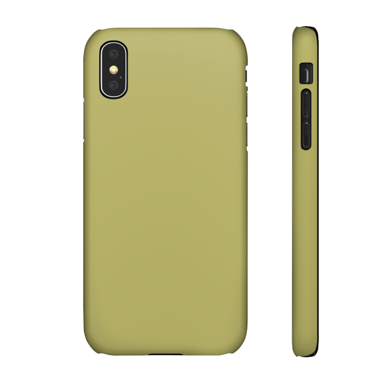 Dark Khaki iPhone Case (Slim) iPhone X Matte Phone Case