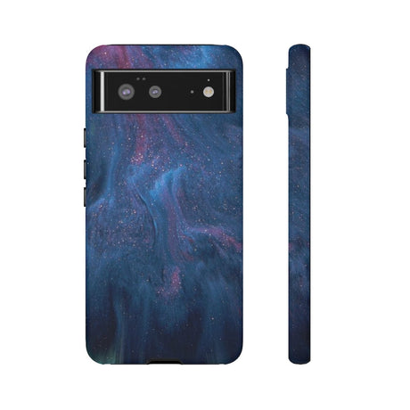 CASEBOB Phone Case Google Pixel 6 / Matte Midnight Flow Ink Art Android Case (Protective)