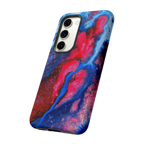 Red n Blue Ink Art Android Case (Protective) Phone Case