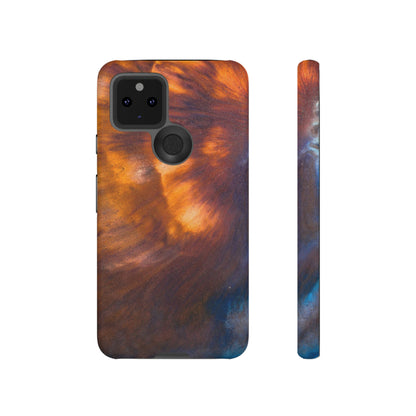 Solar Flare Ink Art Android Case (Protective) Google Pixel 5 5G Matte Phone Case