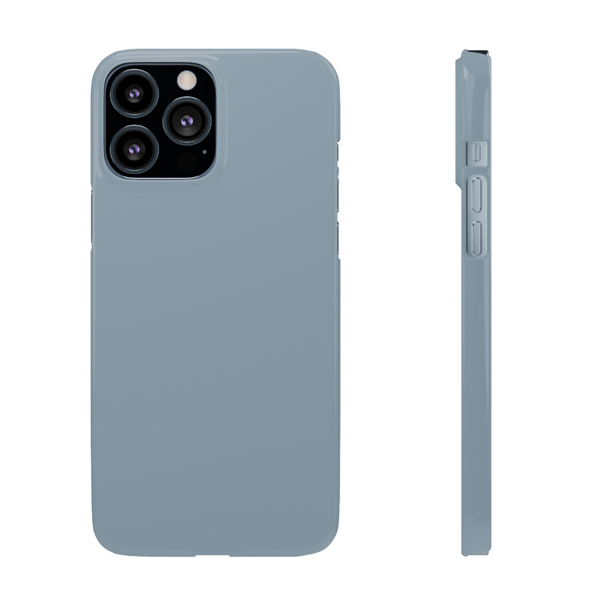 Cadet Grey iPhone Case (Slim) iPhone 13 Pro Max Glossy Phone Case