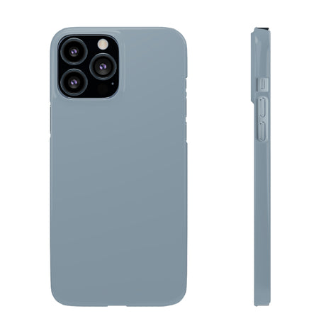 Cadet Grey iPhone Case (Slim) iPhone 13 Pro Max Glossy Phone Case