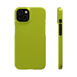 Citron Yellow iPhone Case (Slim) iPhone 14 Glossy Phone Case