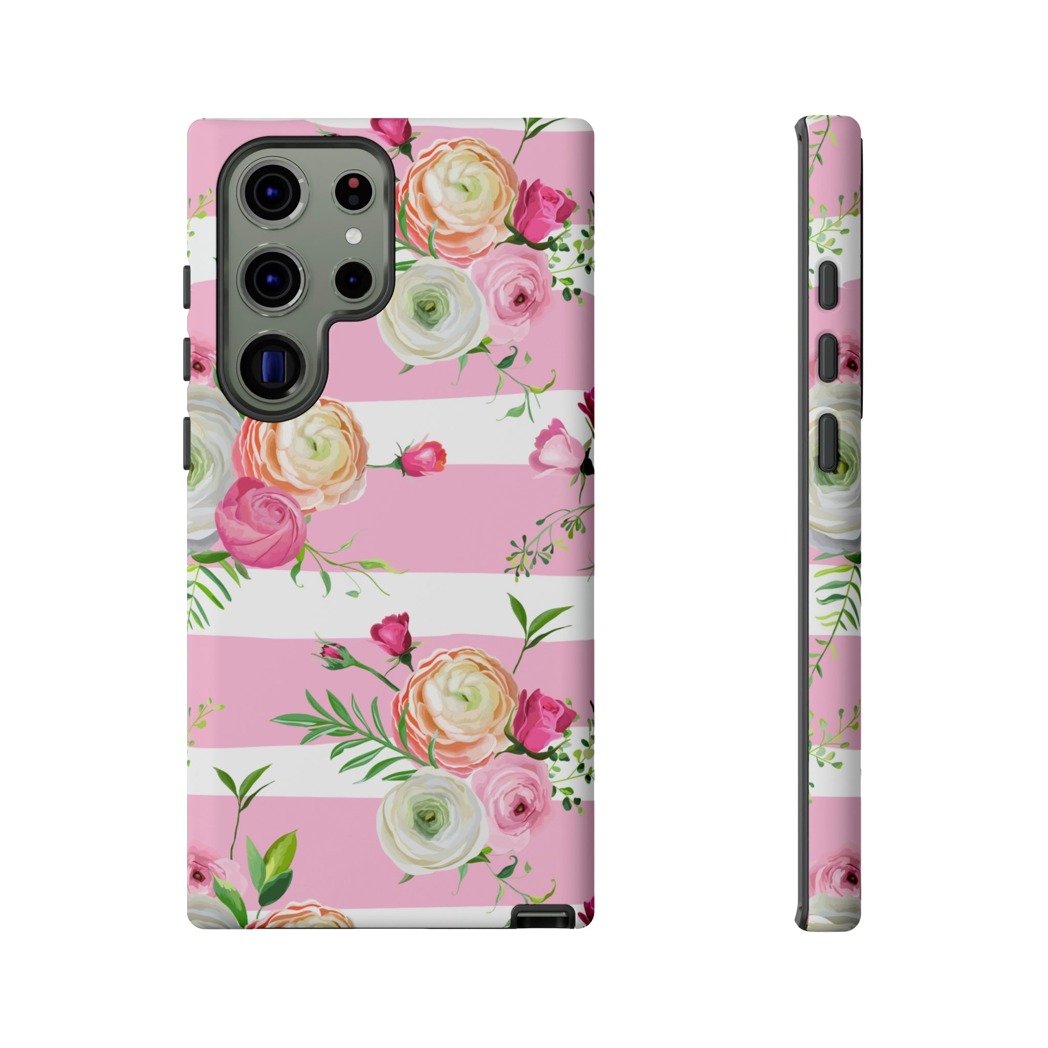 Pink Roses Android Case (Protective) Samsung Galaxy S23 Ultra Matte Phone Case