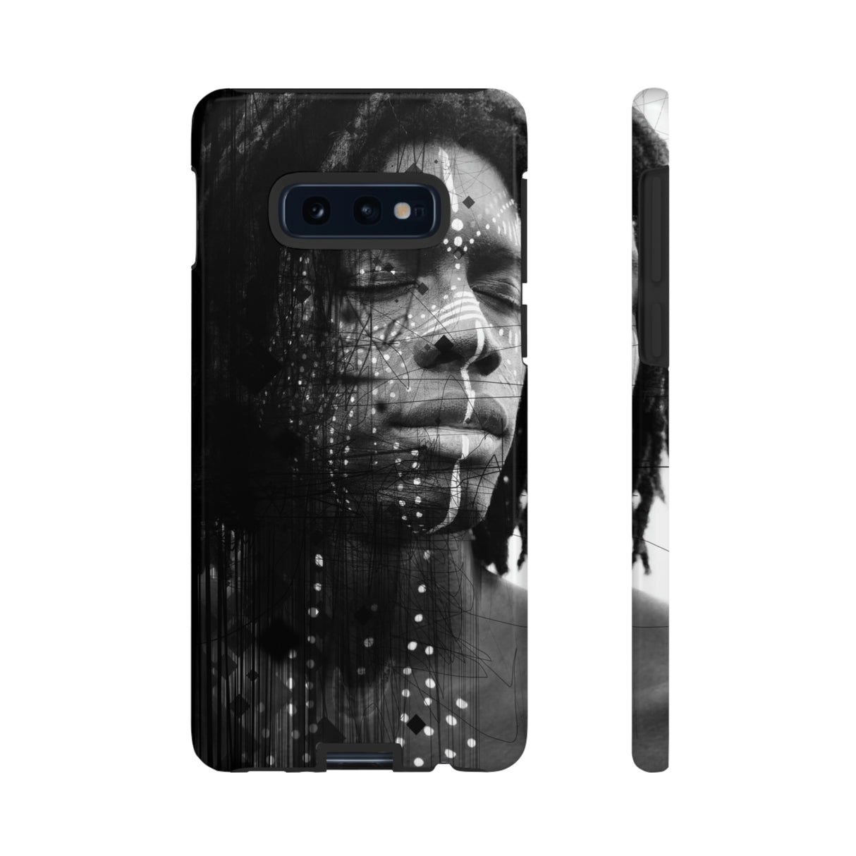 Face Paint Android Case (Protective) Samsung Galaxy S10E Glossy Phone Case