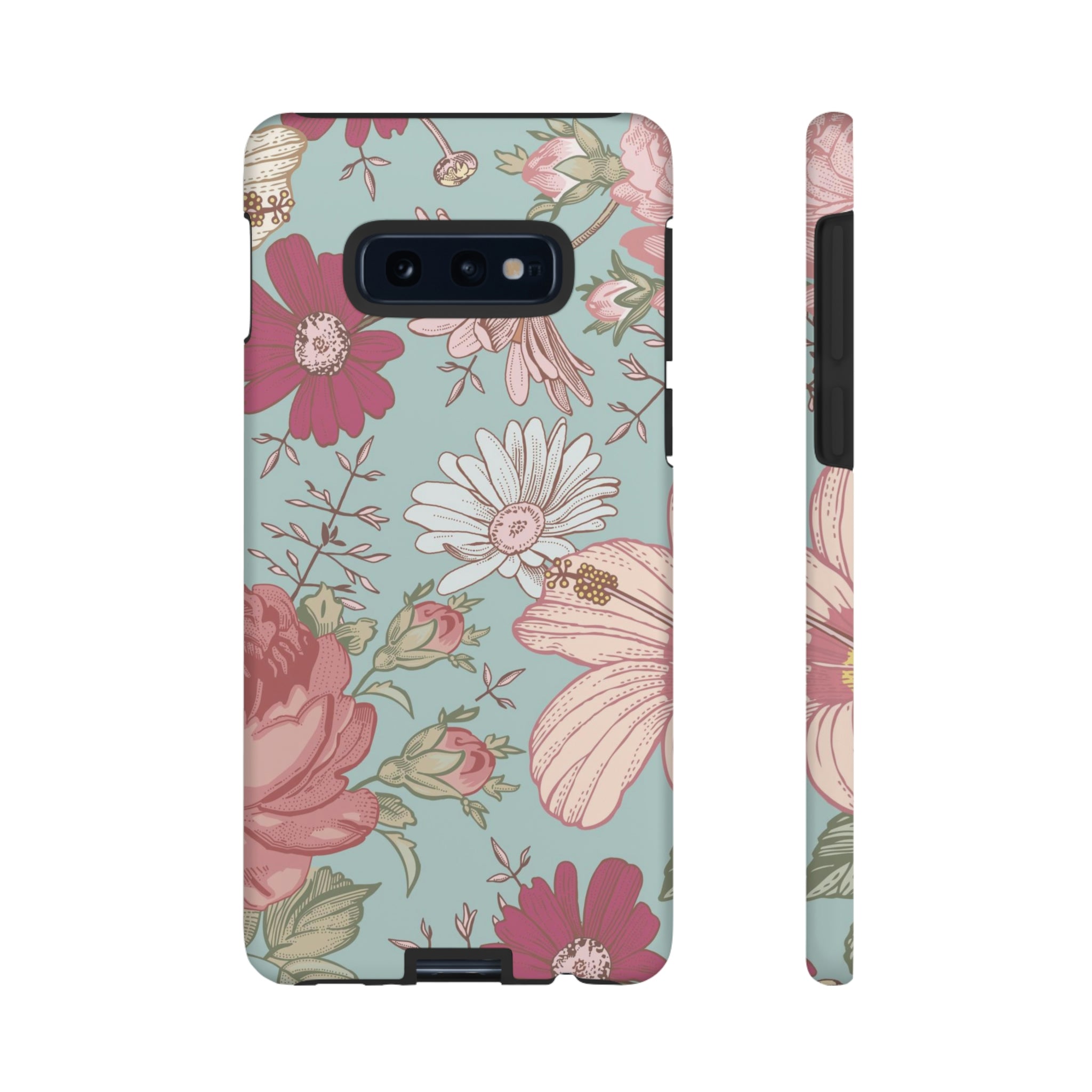 Hibiscus Vintage Flower Samsung Case (Protective) Samsung Galaxy S10E Matte Phone Case