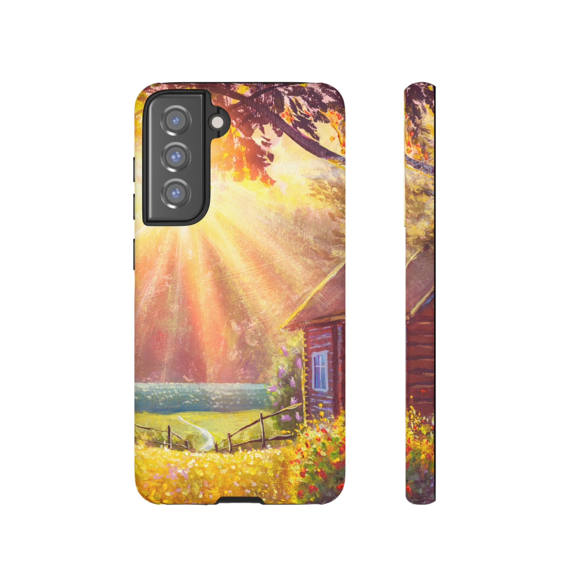 Flower Bushes Android Case (Protective) Samsung Galaxy S21 FE Matte Phone Case