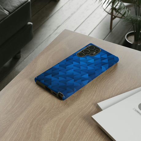 Blue Geometric Android Case (Protective) Phone Case