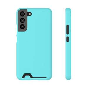 Electric Blue Android Case (Card) Samsung Galaxy S22 Plus Matte With gift packaging Phone Case