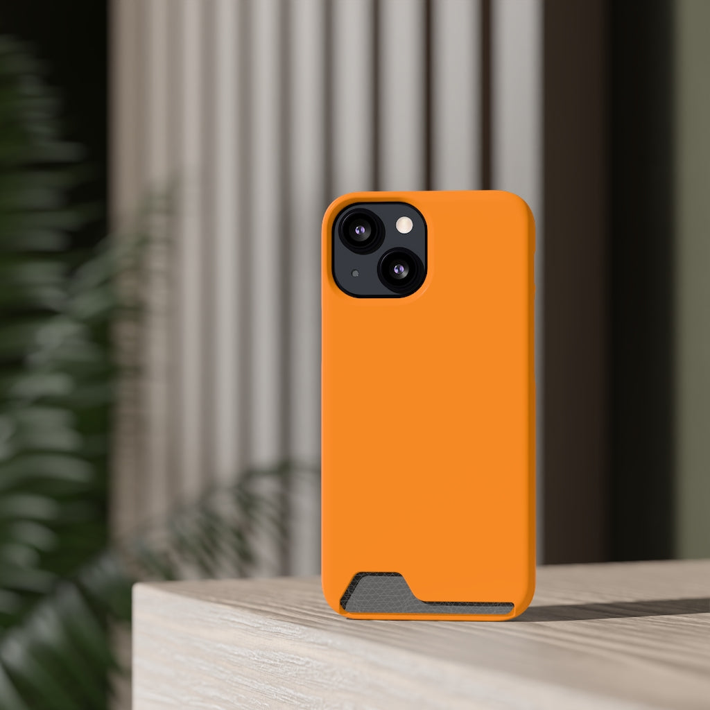 Dark Orange iPhone Case (Card) Phone Case