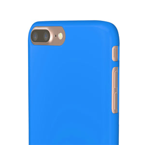 Dodger Blue iPhone Case (Slim) Phone Case