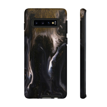 Piano Black Ink Art Android Case (Protective) Samsung Galaxy S10 Matte Phone Case