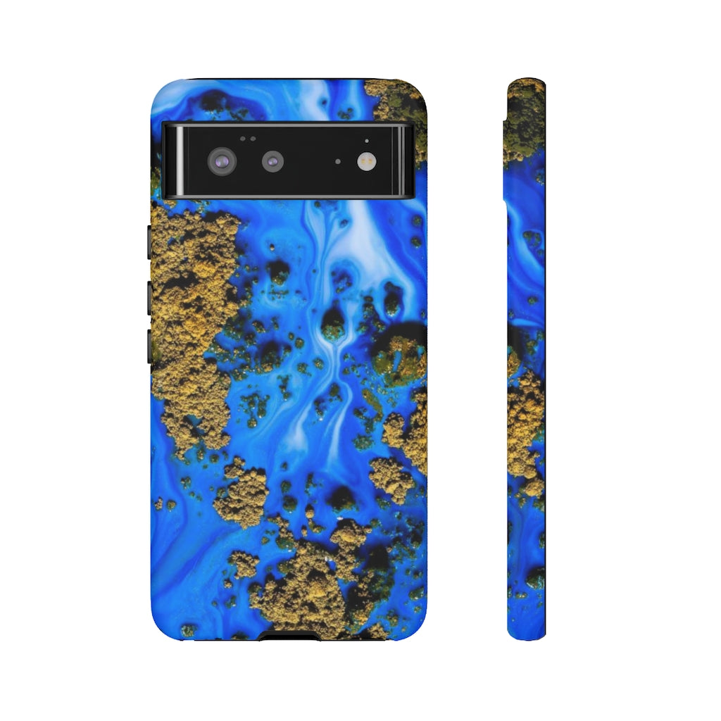 Blue River Ink Art Android Case (Protective) Google Pixel 6 Matte Phone Case