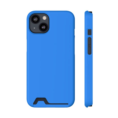 Dodger Blue iPhone Case (Card) iPhone 13 Matte Without gift packaging Phone Case