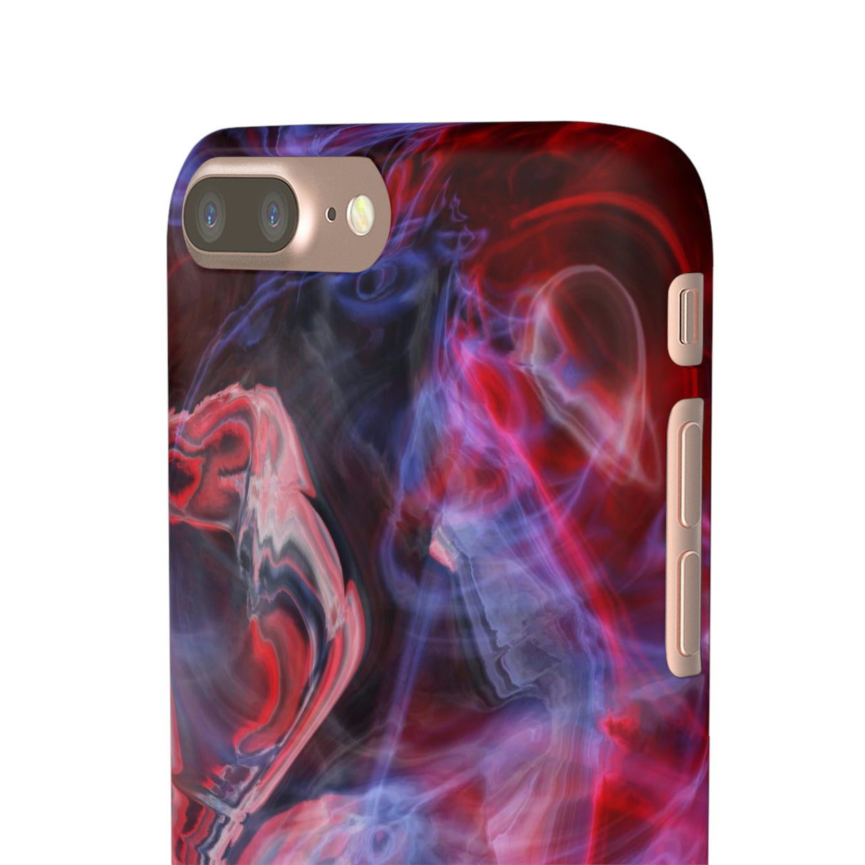 Red Marble iPhone Case (Slim) Phone Case