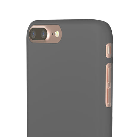 Dim Gray iPhone Case (Slim) Phone Case