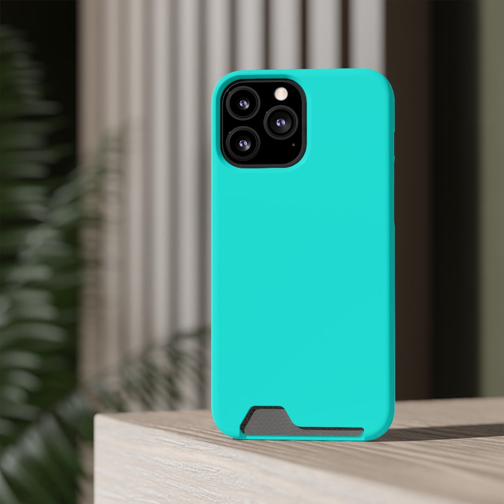 Bright Turquoise iPhone Case (Card) Phone Case