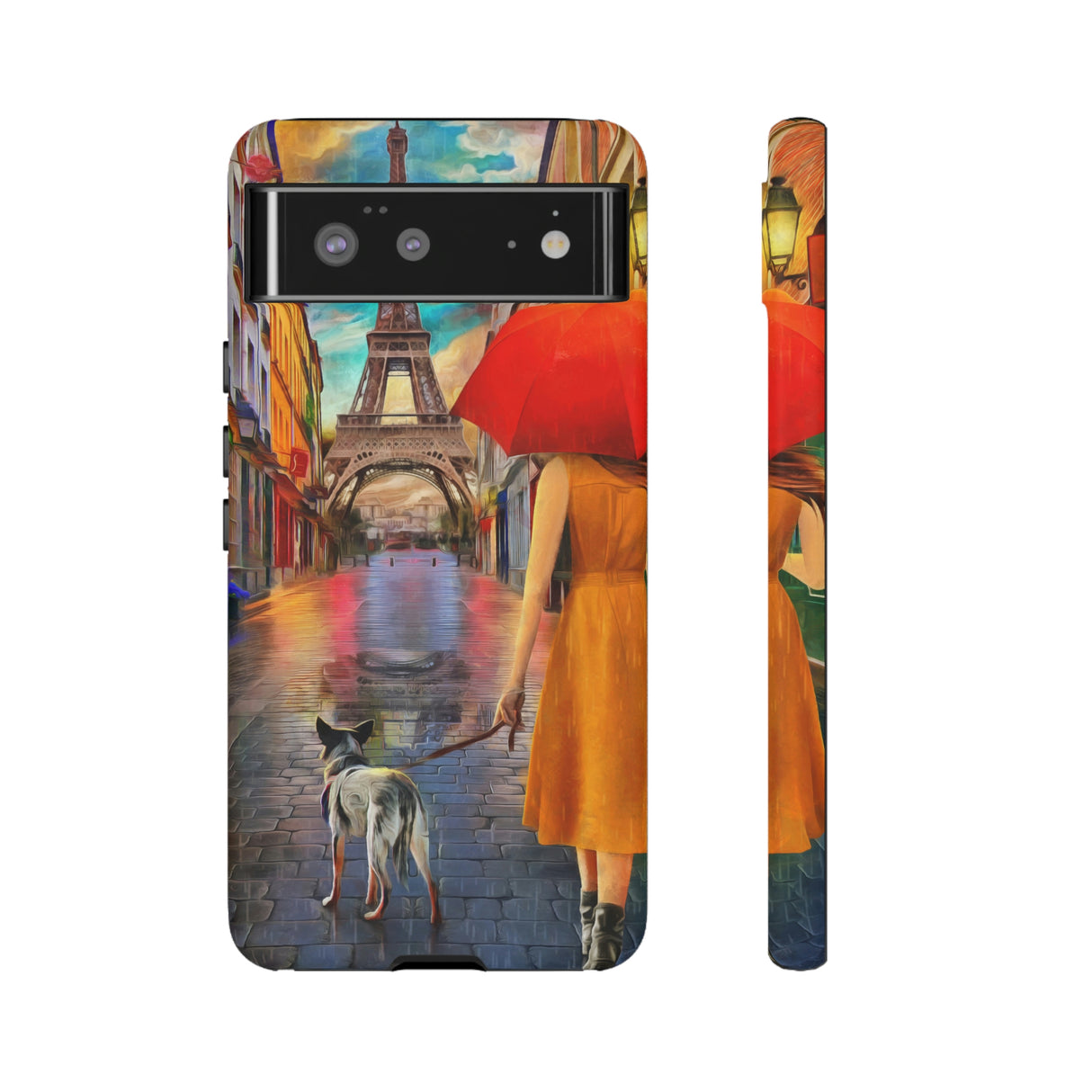 Rainy Day Paris Android Case (Protective) Google Pixel 6 Matte Phone Case