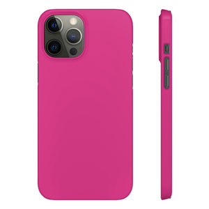 Deep Cerise iPhone Case (Slim) iPhone 12 Pro Max Glossy Phone Case